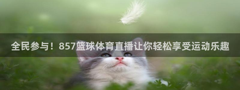 全民参与！857篮球体育直播让你轻松享受运动乐趣